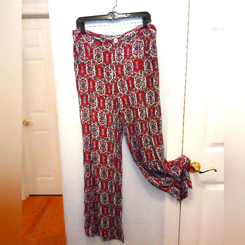 Anthropologie Elevenses Colorful Pants